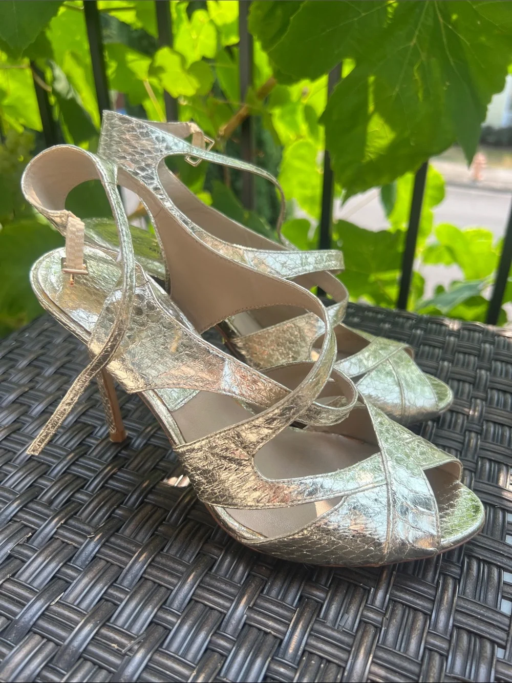 Michael Kors shimmery gold